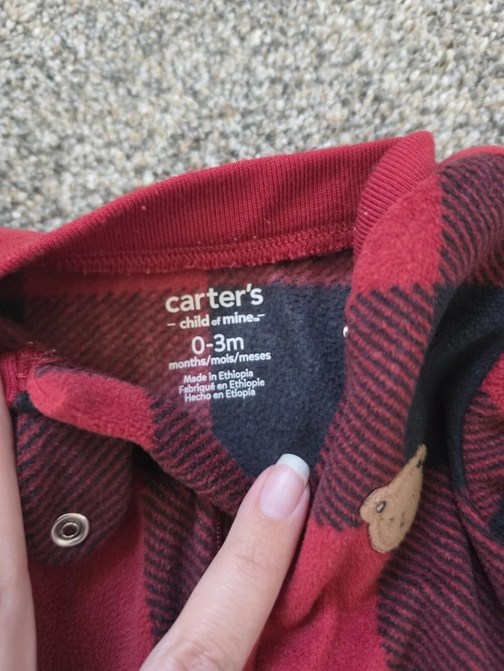 Carter's Fleece Sleepers